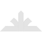 Ekena Millwork Richland Architectural Grade PVC Gable Bracket, 48"W x 24"H x 2"D x 6"F, 12/12 Pitch GBP048X24X0206RIC00 - alternate 2